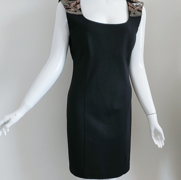 GUESS Dress Size L Black - Picture 2 of 16